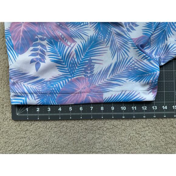 Nike Pastels Tropical Palm Tree Print Hoodie Size L & Shorts Size M Matching Set - Picture 8 of 9